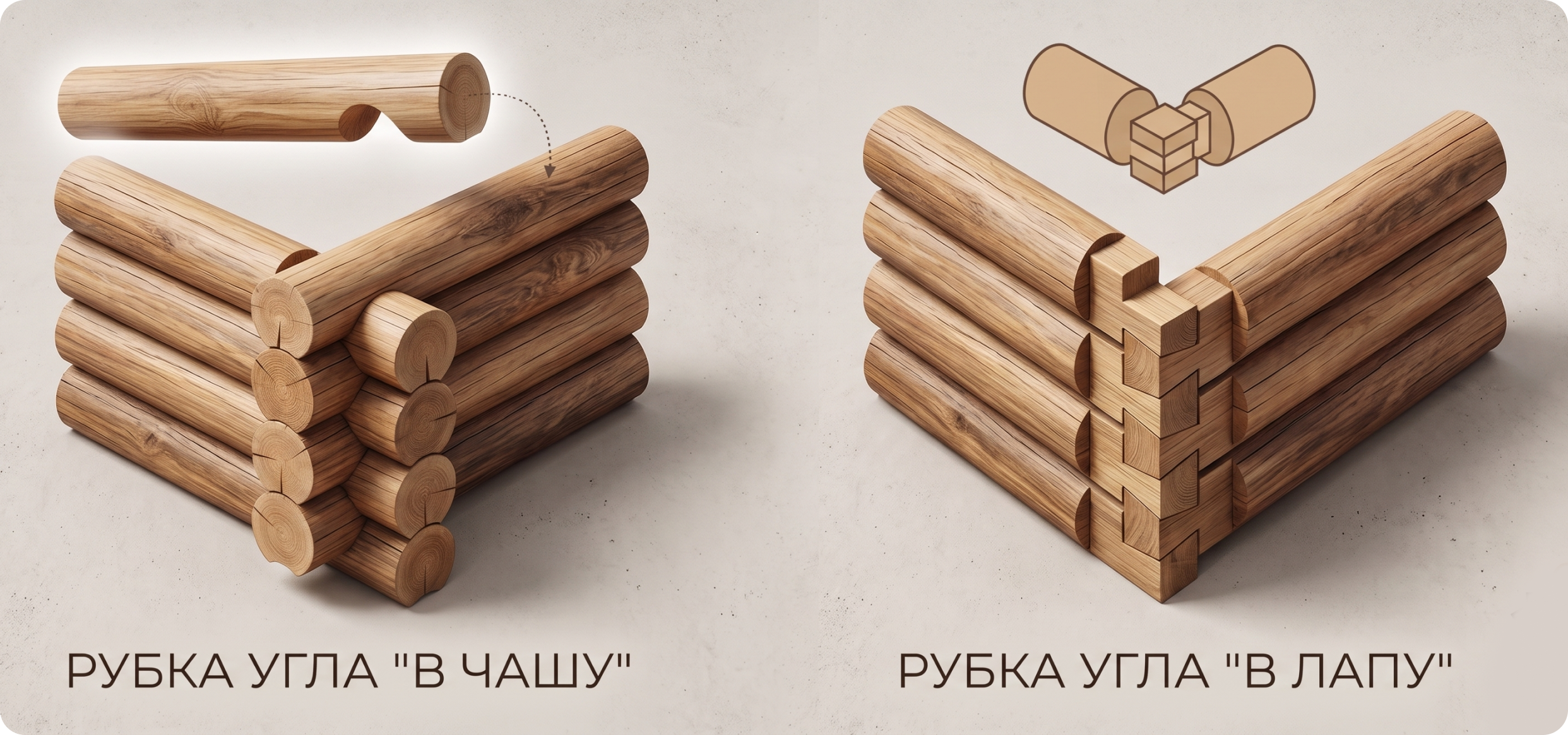 какой сруб лучше в лапу или в чашу